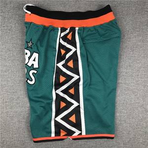 Herren Retro Basketball Shorts Cross-Border Hot Selling Schweiß absorbierende und atmungsaktive schnell trocknende lose Sport Fitness Hose - Product Image 3