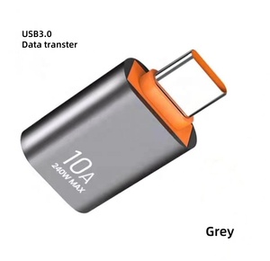 10A <span class=keywords><strong>OTG</strong></span> USB 3,0 a Adaptador tipo C USBC macho a USB hembra convertidor carga rápida <span class=keywords><strong>OTG</strong></span> adaptadores y conectores de carga de datos - Product Image 1