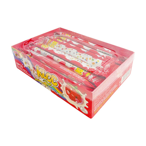 BESTAR Guloseimas em Bastão Crocante com Sabor de Morango, Tiras Mastigáveis com Granulados Coloridos, Pacote com 30 Unidades, Lanche Doce para Crianças - Product Image 5