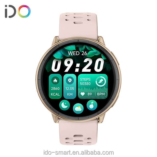2026 Men Smart Watch BT Call 1.32inch Round Screen 5ATM Waterproof Heart Rate Sleep Monitoring GPS Compass Health Smart Watch