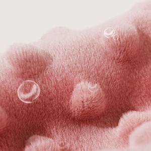 Livraison rapide nouveau-né cadeau 100% Polyester à pois doux <span class=keywords><strong>polaire</strong></span> personnalisé Minky <span class=keywords><strong>bébé</strong></span> <span class=keywords><strong>couverture</strong></span> avec jouets en peluche - Product Image 6
