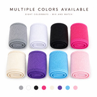 Bandeau de spa en gros avec logo personnalisé, professionnel pour salon de beauté, en microfibre, pour traitement facial, OEM ODM, lavable en machine