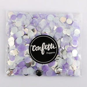 卸売1cm、1.5cm、2.5cmカラフルな紙吹雪パーティーデコレーション紙吹雪バルーン - Product Image 1