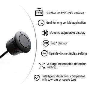 ワイヤレス逆センサー駐車場12v/24vセルフテスト0.3-2.5m範囲のトラック駐車センサー - Product Image 3