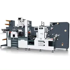 MDC-360-plus high stability two way flexo varnishing cold stamping and flatbed die cutting machine