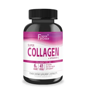 OEM/ODM Collagen Peptide Tablets Collagen with Vitamin C For Hair Skin Nails & Joints