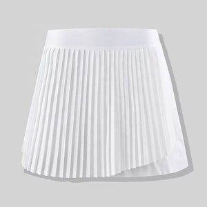 Custom Women High Waist Stretchy <strong>Tennis</strong> Sportswear Lightweight Golf Running Breathable Gym Pleated Skirt <strong>White</strong> Badminton <strong>Skort</strong> - Product Image 4