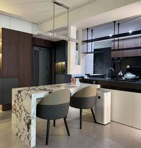 Petite maison, appartement, armoire de cuisine, îlot de cuisine, garde-manger et armoire latérale personnalisés, personnalisation minimaliste de toute la maison - Product Image 1