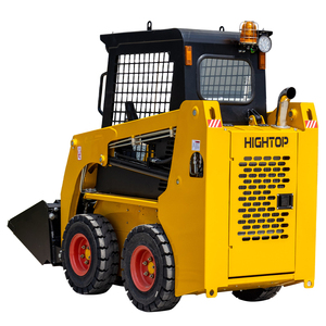 HT25 mesin pemuat roda Mini CE asli pemuat selip kecil mesin pemuat Diesel bekas - Product Image 3