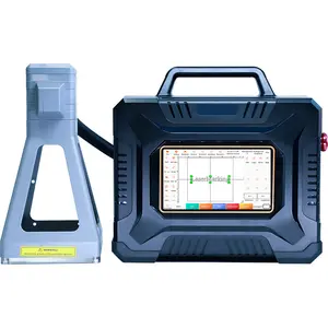 धातु टायर प्लास्टिक के लिए 20w पोर्टेबल हैंडहेल्ड प्रिंटर प्रिंटिंग लोगो फाइबर लेजर उत्कीर्णन मार्किंग मशीन