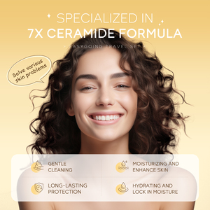 Coffret de Voyage Coréen Personnalisable pour Femmes : Soin Hydratant au Céramide et Acide Hyaluronique, Réducteur de Rides et Illuminateur Visage - Product Image 4