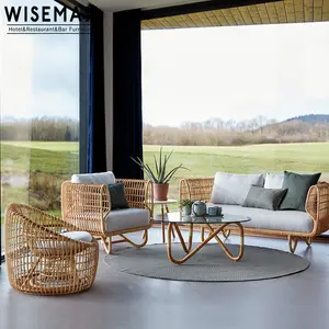 WISEMAX Fabricante de MÓVEIS da sala de lazer cadeira de vime conjunto de sofá do rattan do jardim conjunto