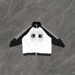 Sudadera con Capucha Personalizada para Hombre, Estilo Urbano, Holgada, Informal, con Estampado de Letras Lavadas - Product Image 2