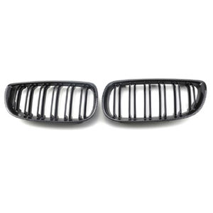 BAZIT Gloss <span class=keywords><strong>Noir</strong></span> Fibre De Carbone Look M Look Grille De Pare-chocs Avant pour BMW 3S <span class=keywords><strong>E92</strong></span> E93 Double Ligne Grille Avant 2006-2009 - Product Image 2