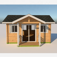 Villa européenne moderne, deux étages, maisons en bois, cabane en bois