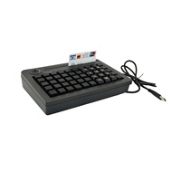 50 clés 4 Segments Électronique Serrures à Clé USB Mécanique Programmable POS Clavier Avec MSR Lecteur KB50M