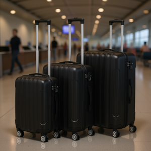 Étui de rangement pour cosmétiques Db, grande capacité, organisateur de voyage multifonctionnel noir pour l'organisation du maquillage - Product Image 2