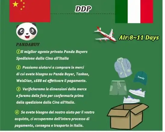 Agen pribadi profesional Pandabuy 1688 Taobao agen pembelian belanja Online dari Tiongkok ke Eropa Italia Rumania