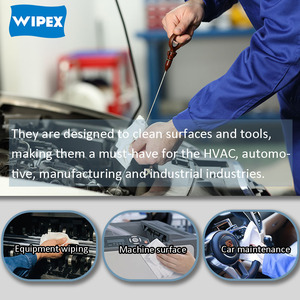 <span class=keywords><strong>WIPEX</strong></span> Chiffon de nettoyage industriel sans peluches absorbant l'huile en polypropylène pour le nettoyage des équipements - Product Image 4