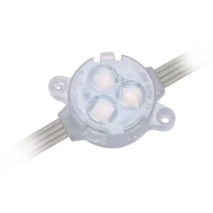 12V IP67 30Mm Lampu Luar Ruangan 0.8W SMD3535 Led Pixel Dot Light dengan Tahan Air