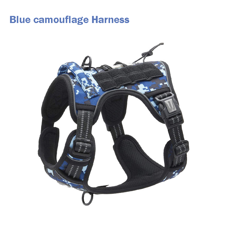 Harnais camouflage bleu