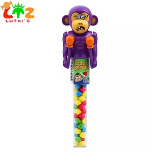 Venta caliente de la tableta de mono afrutado para niños pequeños Candy Toy Little Bee Cymbals en textura dura empaquetada en bolsa - Product Image 3