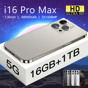 Nouveautés I16 Plus 16 Go + 1 To Smartphone 5G Android <span class=keywords><strong>14</strong></span> <span class=keywords><strong>Pro</strong></span> <span class=keywords><strong>Max</strong></span> I16 Double Carte SIM Écran HD Taux de Rafraîchissement 120 Hz Version Globale - Product Image 2