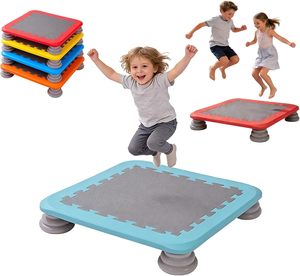 Planche à rebondir pour enfants, trampolines pour enfants, jouets sensoriels d'équilibre, trampoline pour bébé, planche à rebondir pour tout-petits - Product Image 1