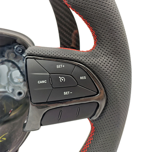 พวงมาลัยคาร์บอนฟอร์จแบบกำหนดเองสำหรับ Charger Durango Hellcat Grand Trackhawk ปี 2014-2024 - Product Image 4