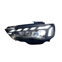 Phares LED pour Audi A3 2013-2016, avec lentille de projecteur LED améliorée (version ancienne vers nouvelle), clignotants séquentiels à défilement ambre, Plug and Play