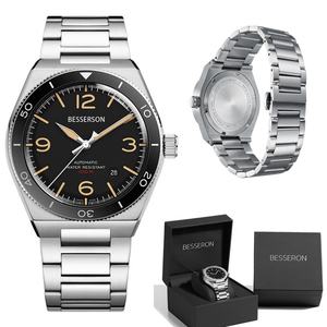 Relojes de Lujo para Hombre 2024, Logotipo Personalizado, Cristal Abombado, Movimiento de Cuarzo Japonés, Acero Inoxidable, Resistentes al Agua, OEM - Product Image 1