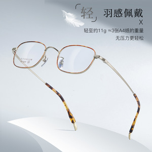 Montura de Gafas Ovaladas de Titanio 6266, Montura Completa con Lentes Reemplazables, Diseño Unisex - Product Image 5