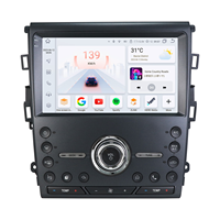 CARUPEZ Autoradio Android 9 pouces avec GPS et caméra de recul pour Ford Fusion version américaine 2ème génération 2013-2019, Plug & Play, DSP, Garantie 1 an