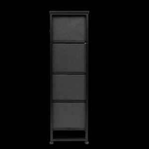 Commode autoportante moderne en acier inoxydable durable avec panneau en pin, disponible en plusieurs couleurs, support d'échantillons, pour chambre à coucher - Product Image 2