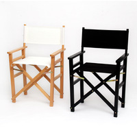 Meubles en teck personnalisés pour l'extérieur chaise de réalisateur pliante pliable et portable de camping à dossier haut réglable en bois