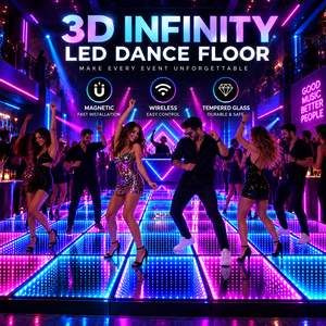 Baldosas LED Resistentes a los Arañazos para Pistas de Baile, para Alquiler en Locales de Eventos y Uso Repetido en Fiestas - Product Image 1