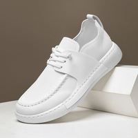 Mocassins pour hommes grande taille imperméables avec doublure en maille, chaussures de marche décontractées légères à fermeture éclair avec motifs floraux et tie-dye, toutes saisons