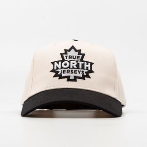 Gorra Personalizada de 5 Paneles, 100% Algodón, Dos Tonos, Bordado Plano, Cierre a Presión de Plástico, Etiqueta Tejida con Doble Aguja, Visera para Deportes al Aire Libre - Product Image 2