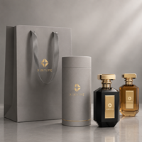 Flacon de parfum rectangulaire à facettes 100 ml, style luxe moderne, en verre ambré, rouge ou noir, vide, pour contenir des parfums.