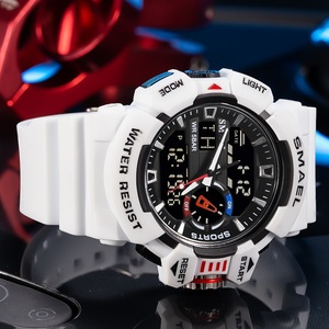 Reloj Digital Analógico SMAEL 8043 Deportivo Resistente al Agua para Hombre, Reloj de Pulsera de Cuarzo - Product Image 6