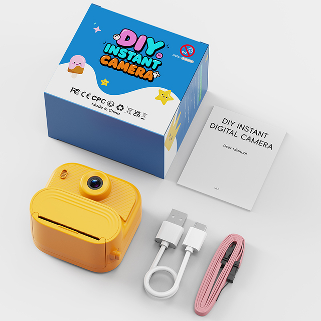 Multifunctional Inskam IF10 Travel-Friendly Educational Toy Portable Kids Instant Print Camera