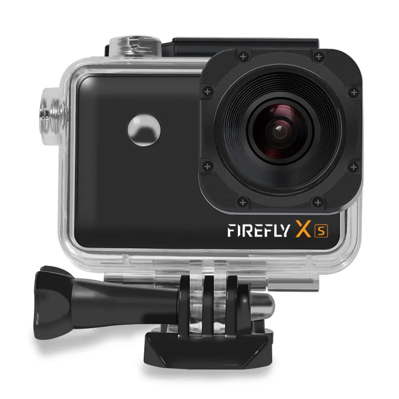 HAWKEYE FIREFLY XS Hd 4K Camera Hành Động 60FPS Đen Không Thấm Nước, MINI DVR Trên Facebook, Chống Thấm Nước Lặn 4K Camera Hành Động