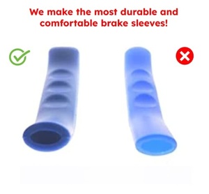 Manchons de protection en caoutchouc silicone pour leviers de frein de vélo, protège-poignées pour VTT - Product Image 4