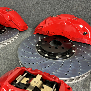 Pinzas de Freno HSL Aptas para Superdeportivos, Rojas, de 6 Pistones, con Discos de Ventilación Completamente Perforados para <span class=keywords><strong>Koenigsegg</strong></span> <span class=keywords><strong>Jesko</strong></span>, Gemera, Sadair, Spear, CC850 - Product Image 2