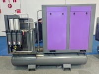 Compresseur HT personnalisé 10 kW 15 kW 22 kW tout-en-un avec grand réservoir pour découpe laser