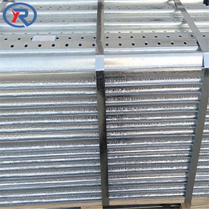 Palo per Segnaletica Stradale in Acciaio Zincato, Profilo a U o Quadrato, Perforato - Product Image 6