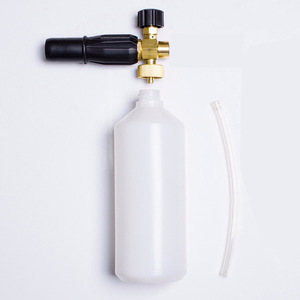 Pistola de Espuma para Lavadora a Presión, Juego de Boquillas de Plástico y Cobre Multicolor, Rociador para Lavado de Autos, Operación Manual con Botella de Espuma - Product Image 2