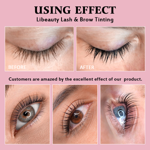 Kit de teinture pour <span class=keywords><strong>cils</strong></span> et sourcils en marque privée, imperméable, longue tenue, <span class=keywords><strong>noir</strong></span> et brun, teinture professionnelle pour <span class=keywords><strong>cils</strong></span>, pour usage en salon - Product Image 5