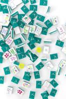 Juego de Mahjong Americano de Lujo 2026 de Calidad Premium, Estilo Oriental y Occidental, 160 Piezas, Plegable, Ecológico, Acrílico, Portátil