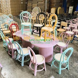 Mobilier de jardin moderne en rotin Prix compétitif Cadre de chaise pour enfants pour l'extérieur Salon Chambre à coucher et cuisine pour bébés - Product Image 1